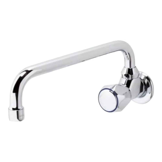 Grifo Canilla Pared Vol Rend Pico Bajo Zinc C.C Wico (50453)