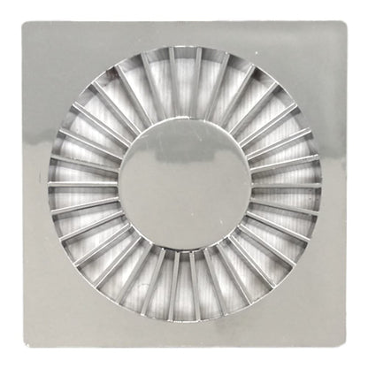 Rejilla Cromada Plastica 10x10cm Grap 4503Cr