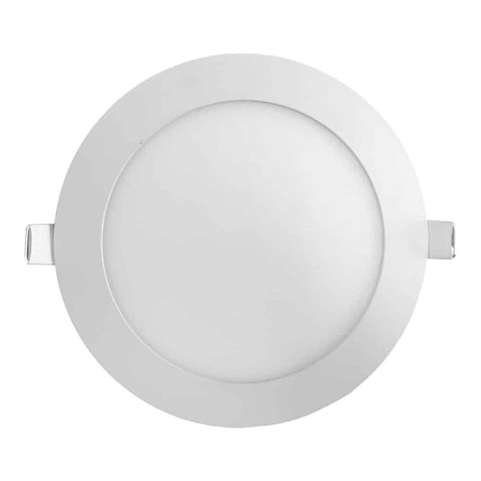Plafon Embutir 12W Redondo 17,4cm Luz Fria