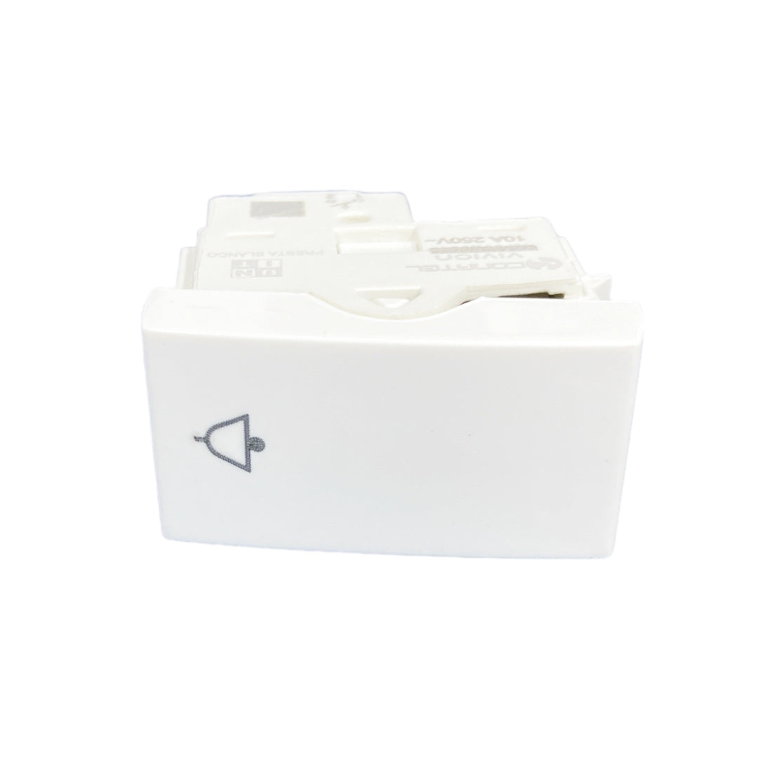 Pulsador Timbre Presta Blanco 26710112