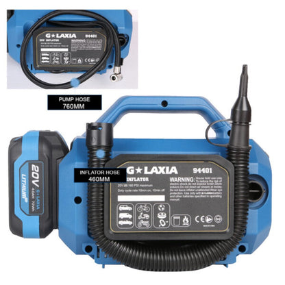 Mini Inflador 20V Usb/Led – SIN BATERÍA NI CARGADOR