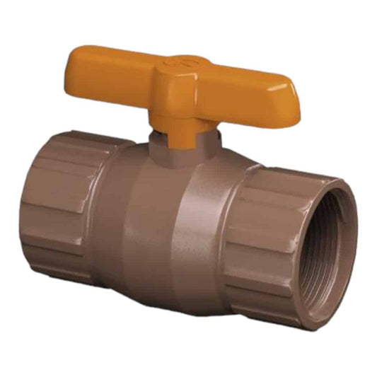 Llave de Paso Roscable 1 1/4¨ PVC