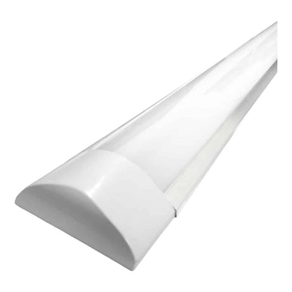 Tubo Luz Chato con Artefacto 120Cm 40W Luz Fria