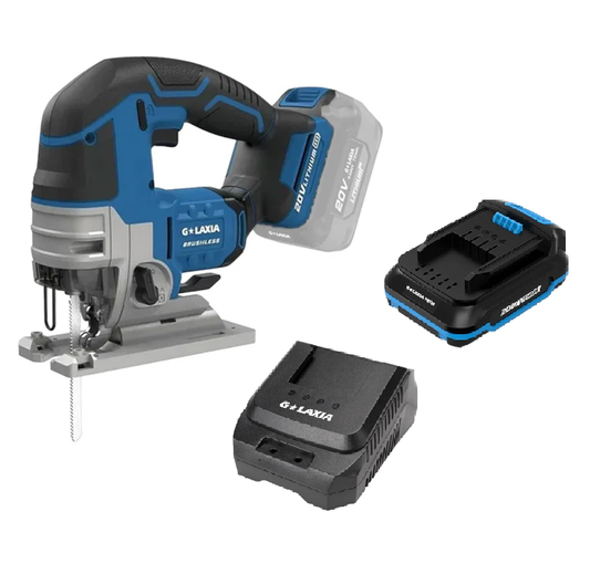 Sierra Caladora Brushless 20V – (1Bat y Carg 2Ah)