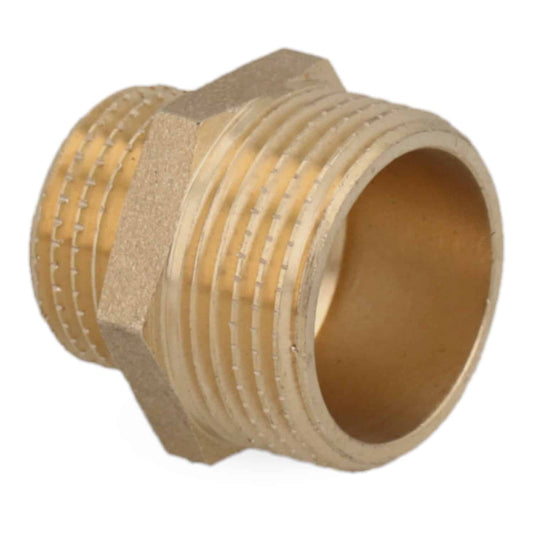 Lote de aprox 5 Reduccion Entrerrosca M/M  3/4¨- 1/2¨ Bronce