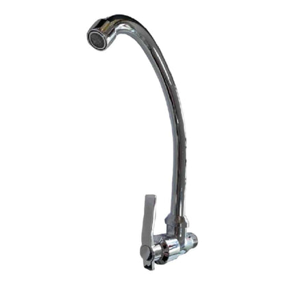 Grifo Cocina para Pared Pico Alto Cromado 4k
