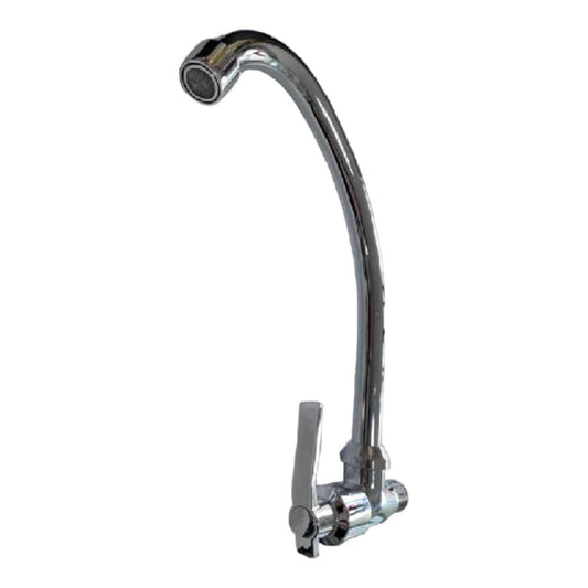 Grifo Cocina para Pared Pico Alto Cromado 4k