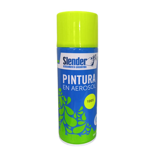 Pintura aerosol Slender 400ml int/ext Amarillo Fluo (1005)