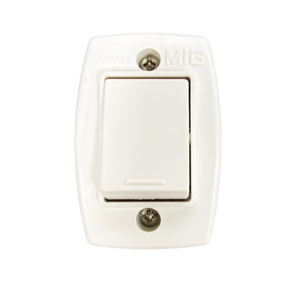 Interruptor Bipolar Exterior Blanco Vulcano V110401131