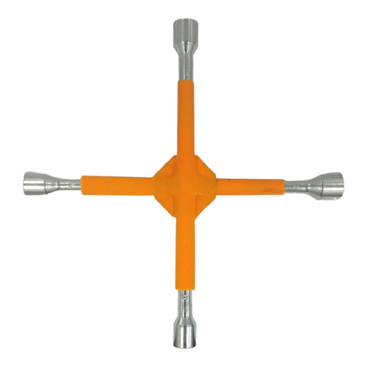 Llave de cruz 14” mango amarillo