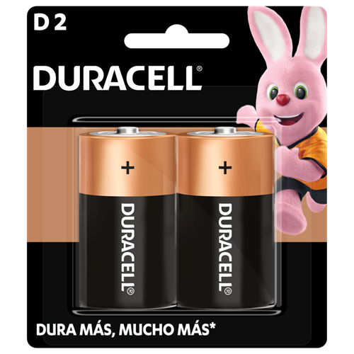 Pilas Duracell D pack de 2 unidades