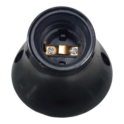 Portalampara Curvo E27 Negro (71108)