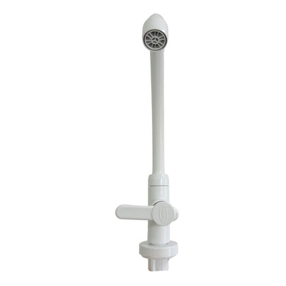 Grifo Canilla Cocina Mesada Pico Alto Blanco Durin (51696)