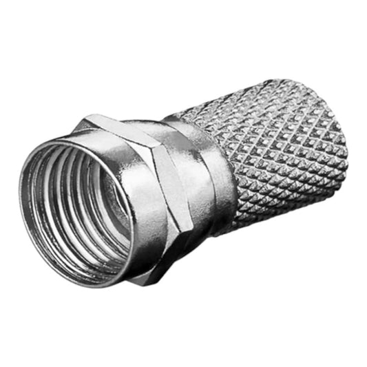 Conector F para RG6 con Rosca NF-56 para Cable Coaxial