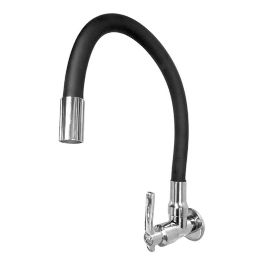 Grifo Canilla Unitario Pared Punta Goma Negra Wico (50757)