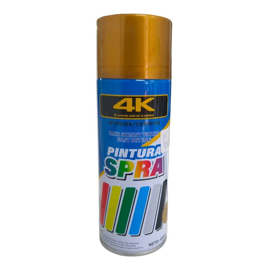 Pintura Aerosol Dorado Interior/Exterior 450ml 4K (35)