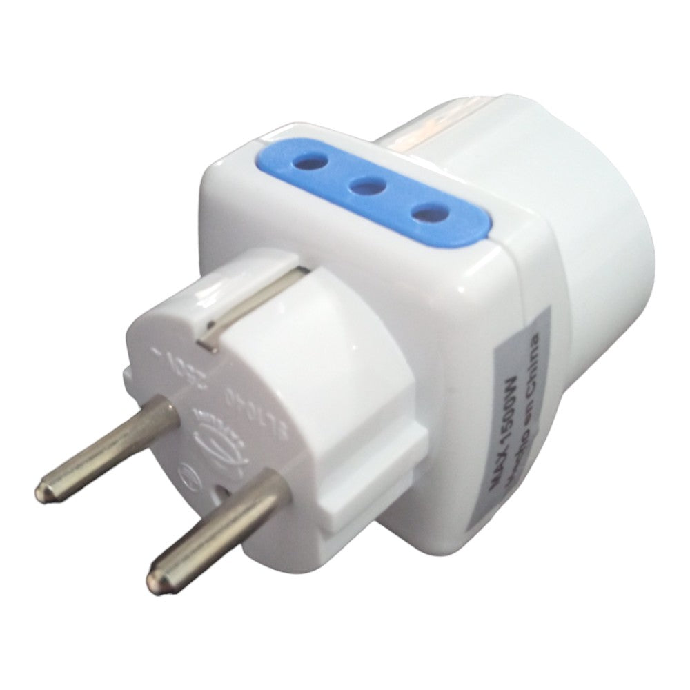 Adaptador de Schuko a 2 3en Linea +1 Schuko