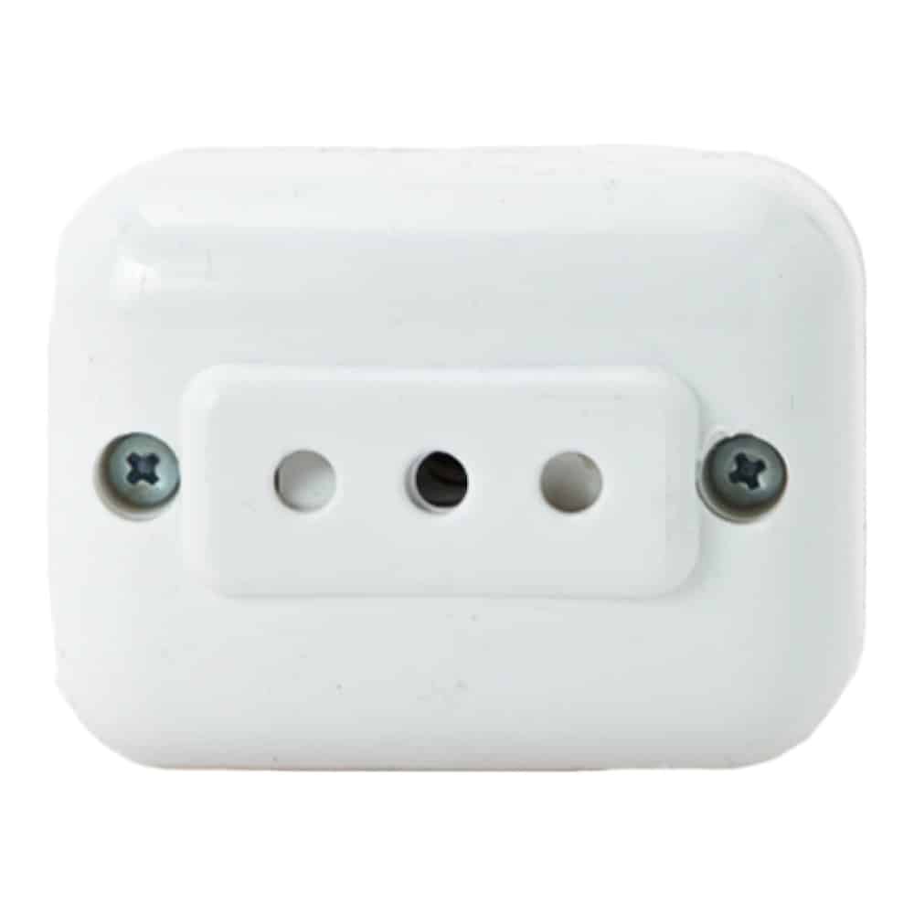 Toma 3en linea Exterior Blanco Vulcano V110401222