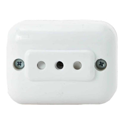 Toma 3en linea Exterior Blanco Vulcano V110401222