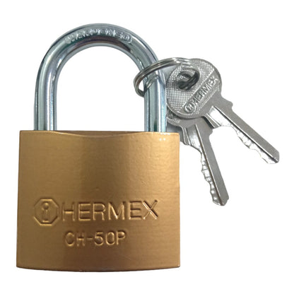 Lote x2 unidades Candado 50mm Hermex