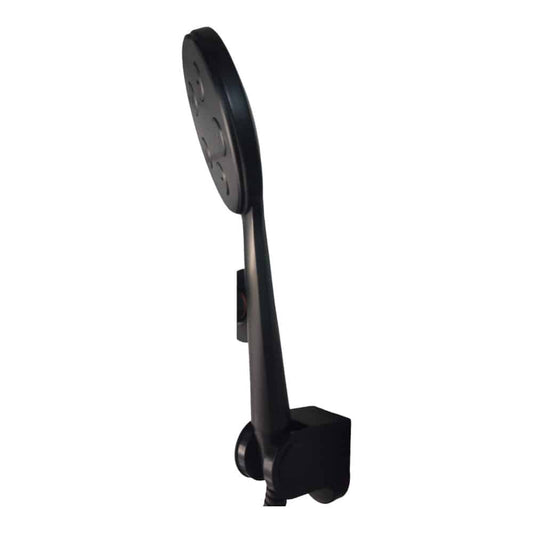 Monocomando Bañera Plano con Transf Negro 35mm Wico (54302)