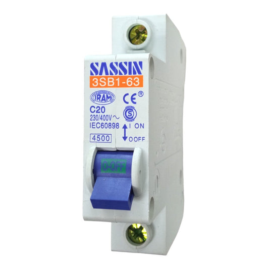 Termica Unipolar (1P) 20Amp SASSIN
