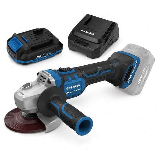 Amoladora Brushless 20V –  (1Bat y Carg 2Ah)