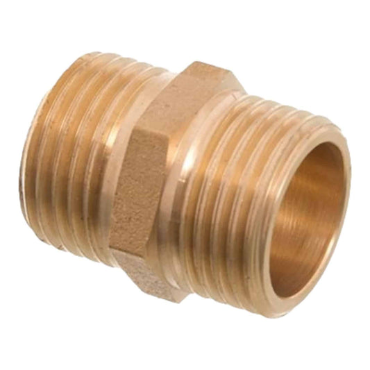 Lote de aprox 4 Entrerrosca con  Tuerca 1/2¨ Bronce.