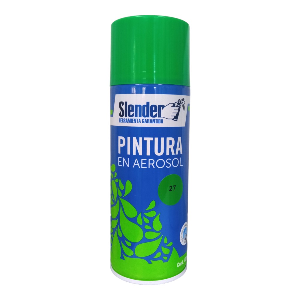 Pintura aerosol Slender 400ml. Int/Ext  Verde Ecologico (27)