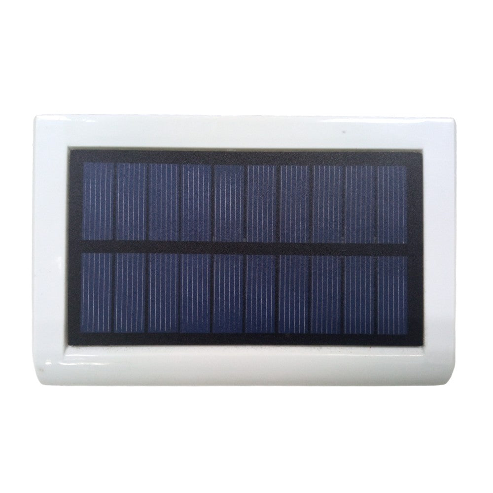 Foco Solar con Sensor de Movimiento Luz Calida. Blanco