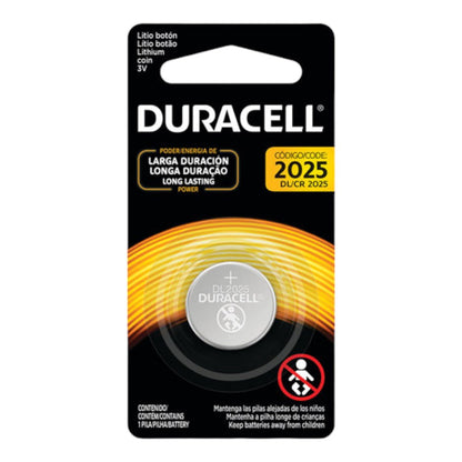Pila Duracell de Litio CR2025 3V redonda