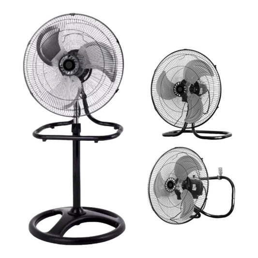Ventilador de Pie 18¨ Metalico (3 en 1)