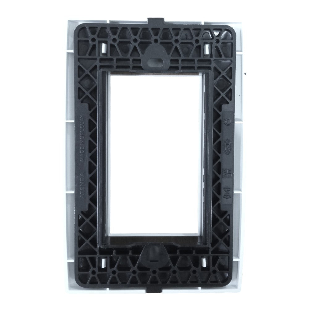 Plaqueta Blanca 3 Mod c/Bastidor (A) - Atenea A154100010