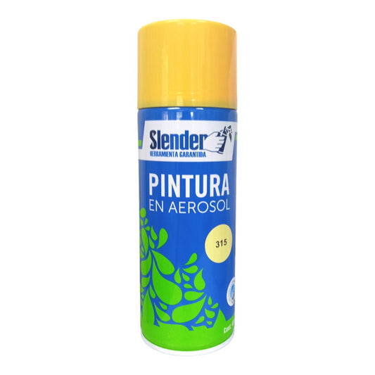 Pintura aerosol Slender 400ml Int/Ext Amarillo Maiz (315)