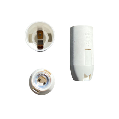 Portalampara con Rosca E14  Blanco (2847)