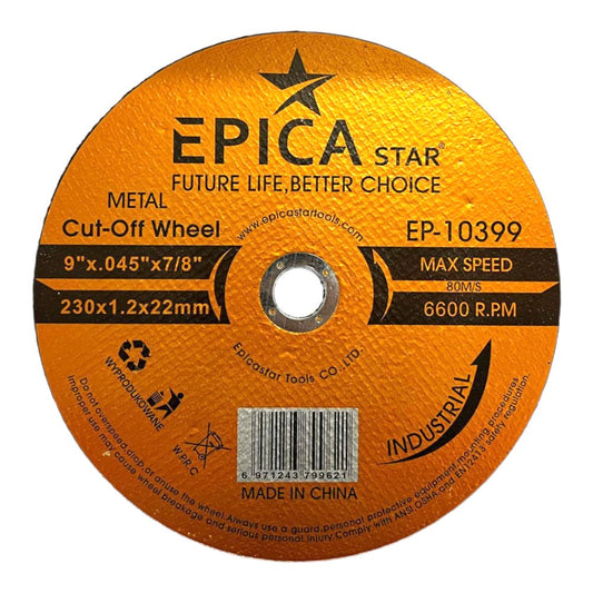Disco de corte 9” -230*1.2*22