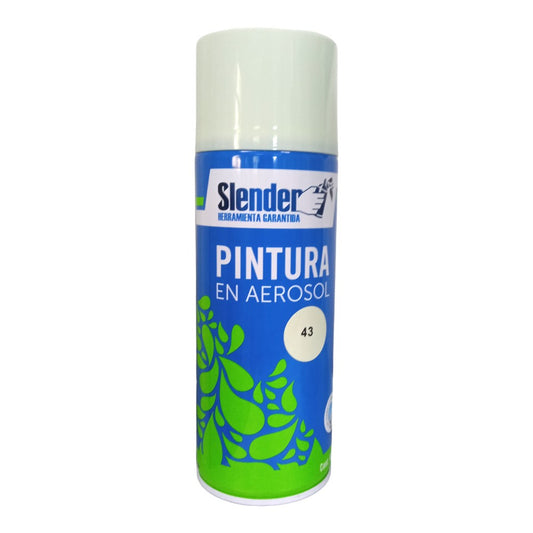 Pintura aerosol Slender 400ml P/int y ext Marfil (43)