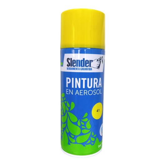 Pintura aerosol Slender 400ml Int/Ext Amarillo Canario (41)