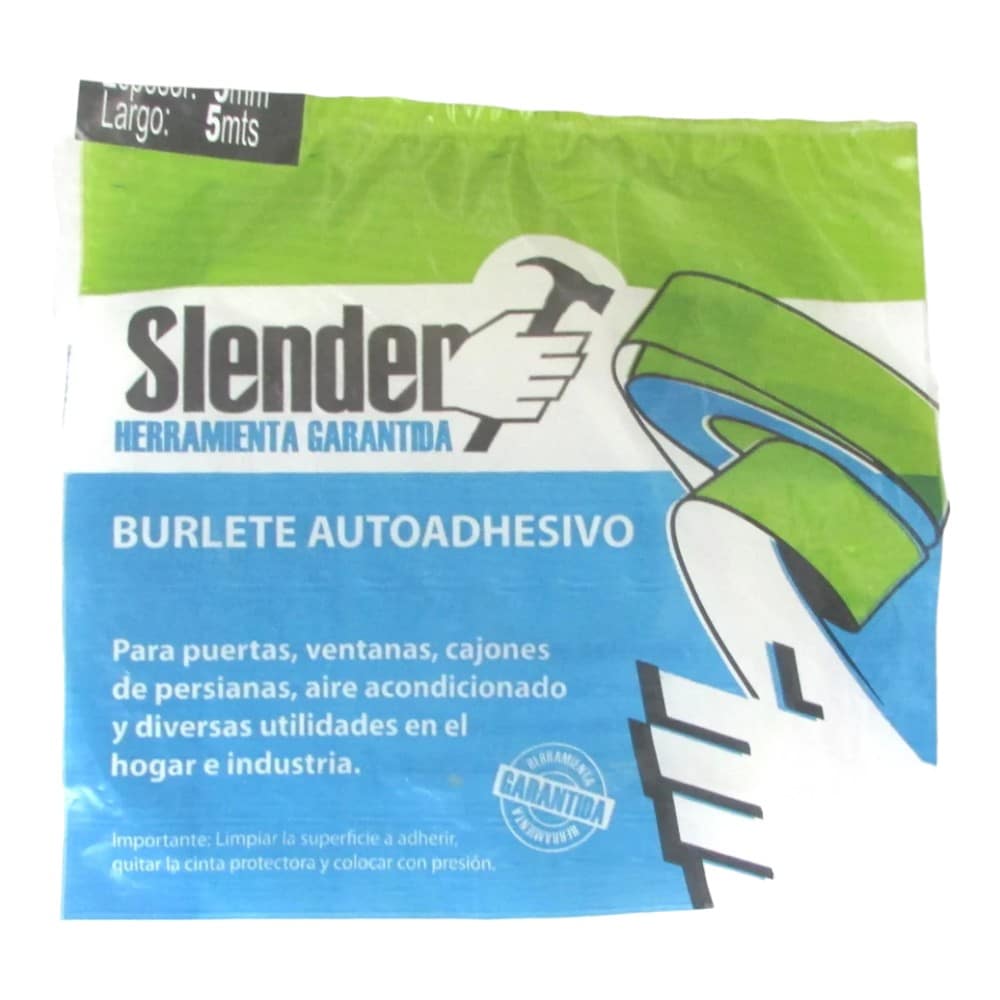 Burlete Blanco 15mmx5mmx5mts Autoadhesivo