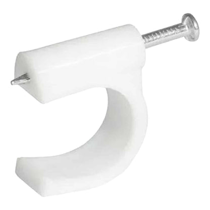 Lote de aprox 1068 Grampas curvas de 32mm blancas