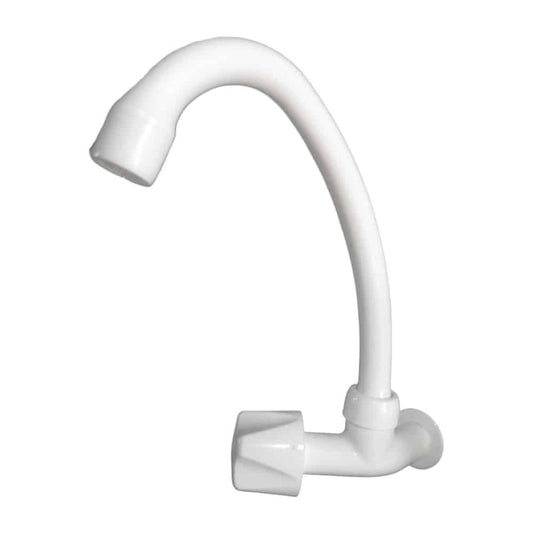 Grifo Canilla Cocina Pared Pico Alto Blanco Durin (51690)