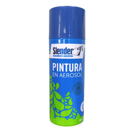 Pintura Aerosol Slender 400ml Int/Ext  Azul Ultramar (21)