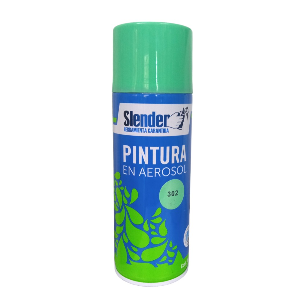 Pintura aerosol Slender 400ml Int/Ext Verde Claro (302)