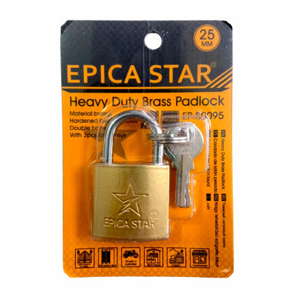 Candado bronceado 25mm
