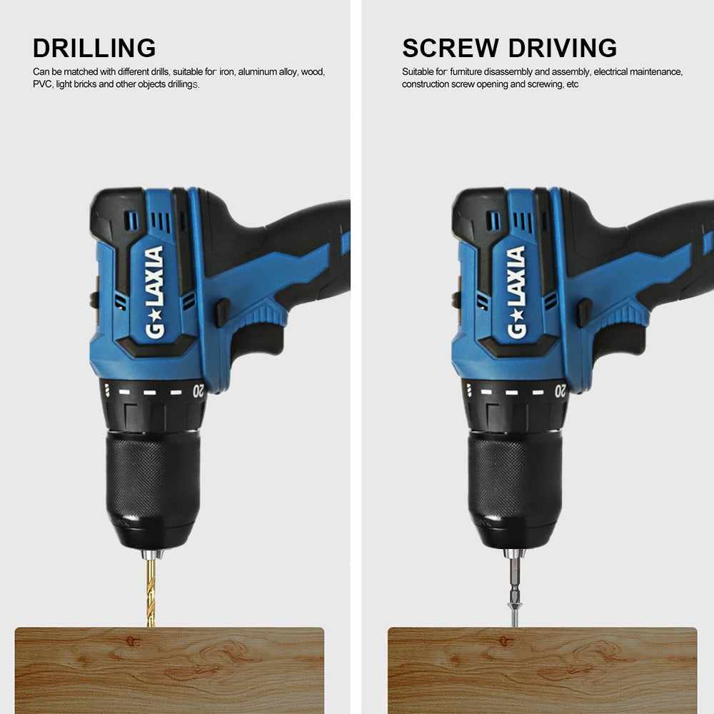 Taladro Atornillador Brushless 40Nm 20V (1 Bat-2Ah Carg 2Ah)