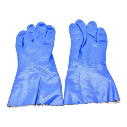 Guante de PVC azul reforzado ferton