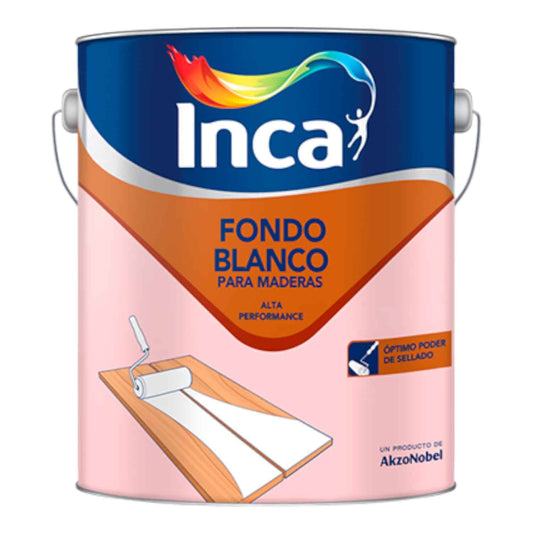 Fondo Blanco Inca 1 ltr. Inca para Madera