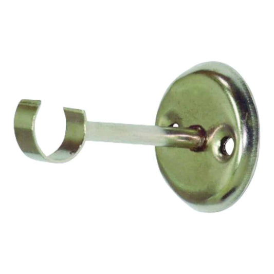 Lote 10 aprox Soporte 1/2¨ Niquel  (22mm d/largo) P/Cortina