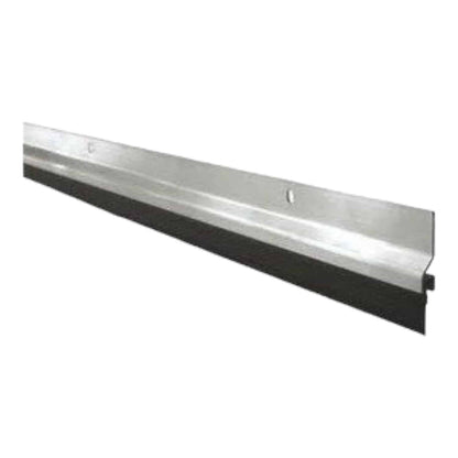Zocalo de aluminio con Goma.  Color Natural x 90 cm.