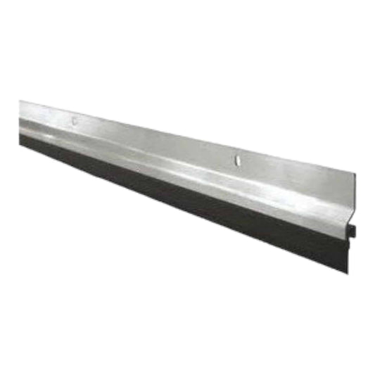 Zocalo de aluminio con Goma.  Color Natural x 90 cm.